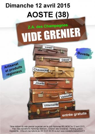 Affiche vide grenier 20150412 light