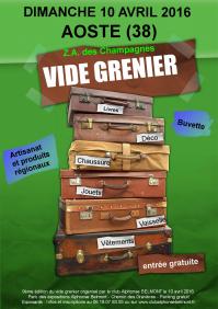 Affiche vide grenier10 avril 2016